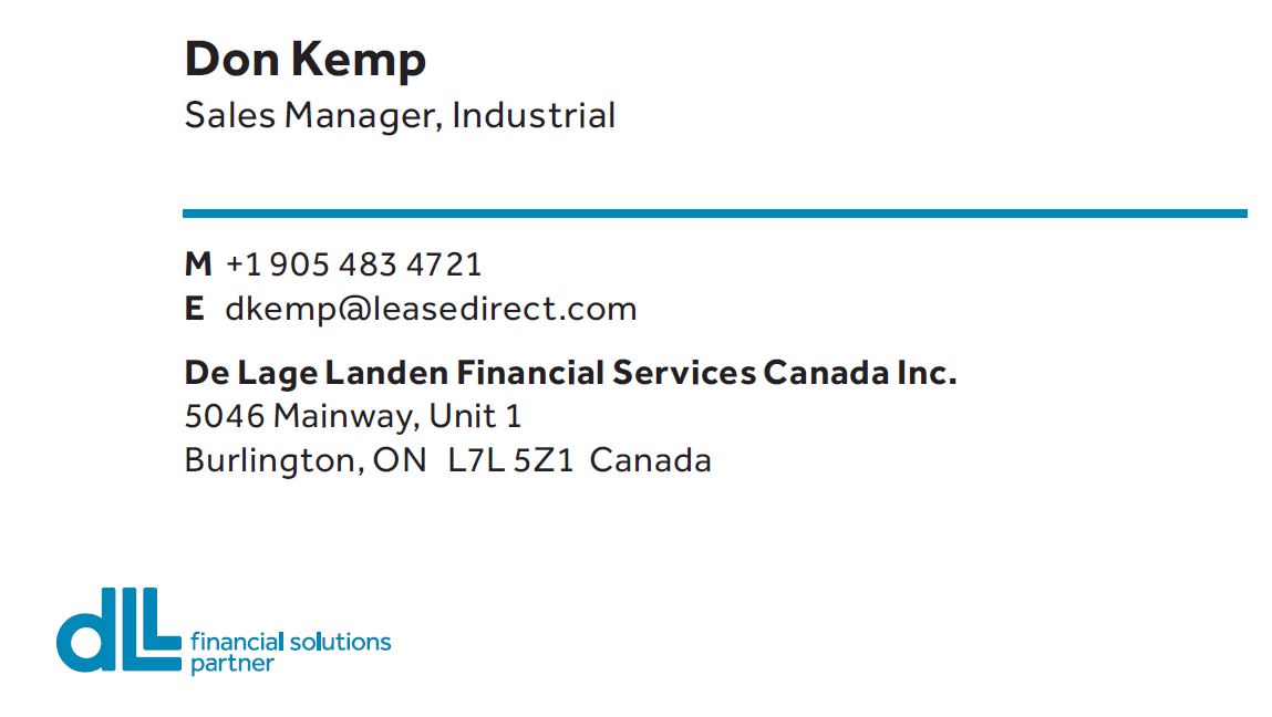 Don Kemp, DLL Financial Services Inc.